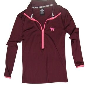PINK Ultimate Pullover Activewear Running Top Quarter Zip‎ XS